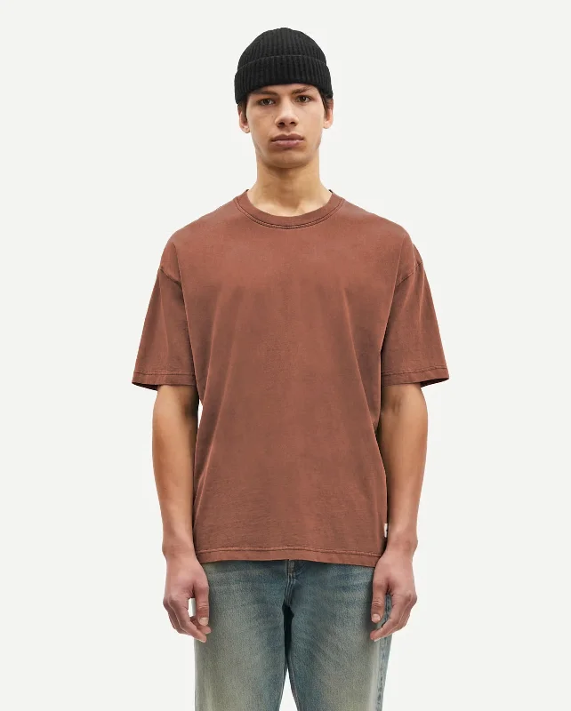 PIGMENT T-SHIRT 14508 / CAPPUCCINO Solid Print Embellished