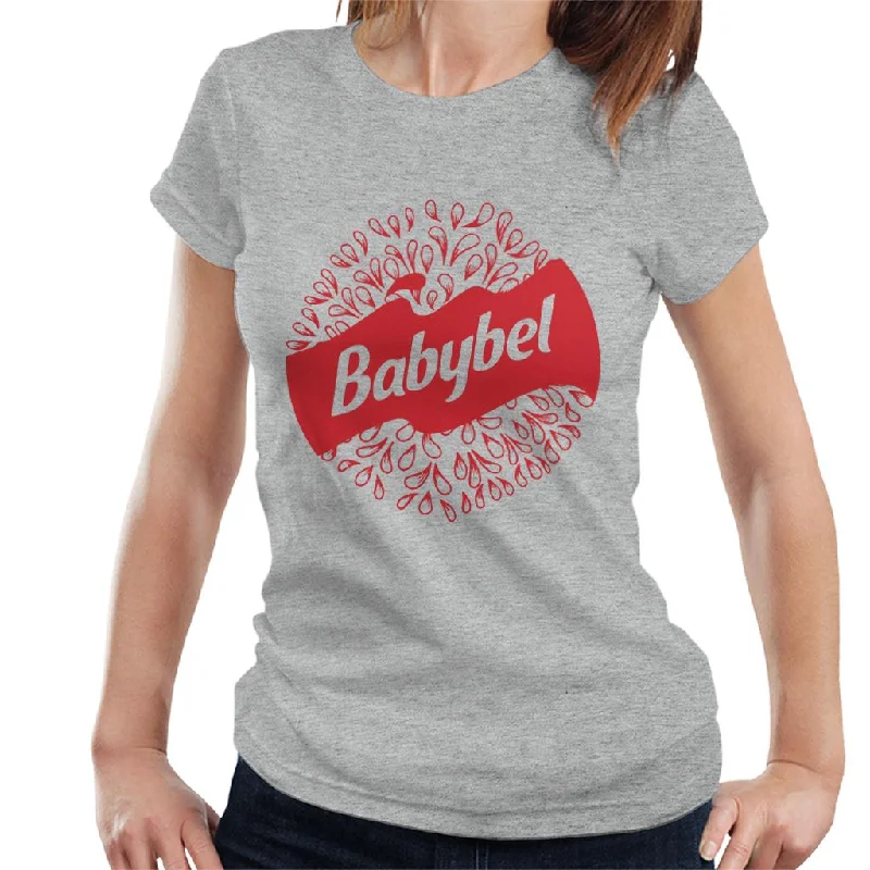 Baby Bel Detailed Droplets Women's T-Shirt Solid Print Embellished