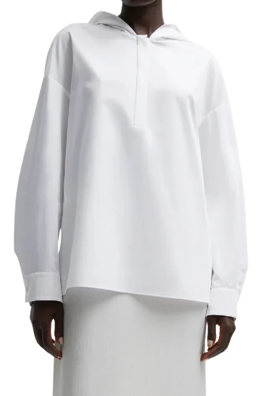 Eco Poplin Hooded Shirt Mesh Fabric Canvas Fabric Denim Fabric