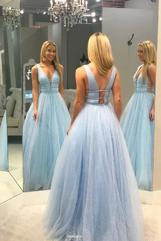 Sparkly Princess Light Blue Backless Long Prom Dresses Party Dresses Tunics Business professional Sparkly Princess Light Blue Backless Long Prom Dresses Party Dresses Tunics Business professional