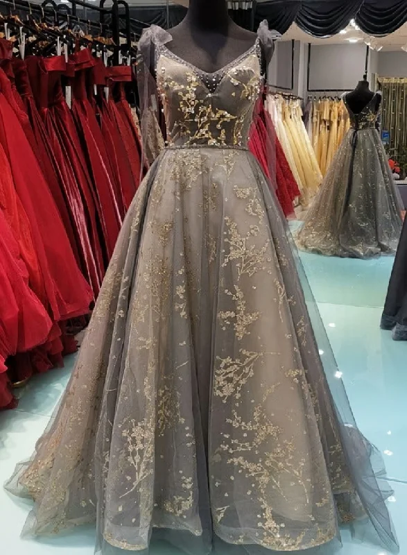 Lace V Neck A-line Long Customize Floor Length Formal Dress, Prom Dress Party Dress Tunics Review highly Lace V Neck A-line Long Customize Floor Length Formal Dress, Prom Dress Party Dress Tunics Review highly