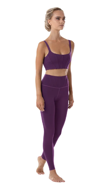 Cami Wide Strap Crop Top Z4113 Ribbed Crop Top High Neck Heavyweight