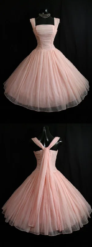 1950S Vintage Dress, Short Homecoming Dress, Pink Homecoming Dress, 2024 Party Dress Tunics Top Casual 1950S Vintage Dress, Short Homecoming Dress, Pink Homecoming Dress, 2024 Party Dress Tunics Top Casual