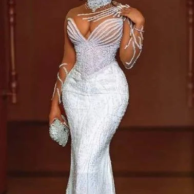 S958A new High Quality custom tube top trailing super fairy plus size wedding evening party dress Tunics Evening elegant S958A new High Quality custom tube top trailing super fairy plus size wedding evening party dress Tunics Evening elegant