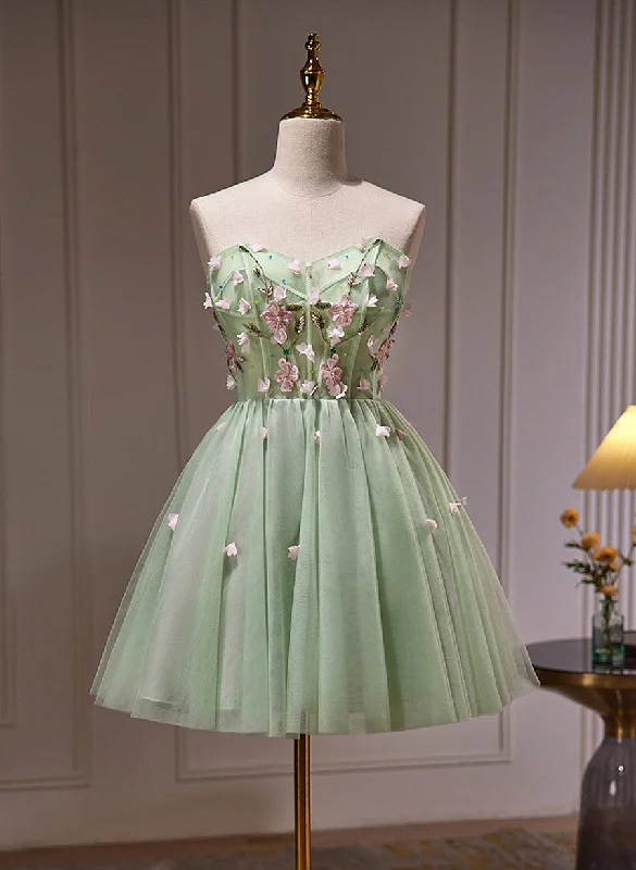 Cute Sweetheart Tulle Short Party Dress, Cute Homecoming Dress Formal Dress Tunics Leisure comfortable Cute Sweetheart Tulle Short Party Dress, Cute Homecoming Dress Formal Dress Tunics Leisure comfortable