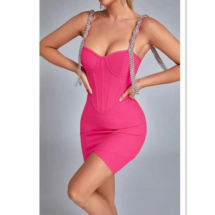 2022 Elegant Evening Party Dress Vestidos Fashion Sexy Ruffles Deep V Neck Sleeveless White Bodycon Bandage Dress Tunics Denim casual 2022 Elegant Evening Party Dress Vestidos Fashion Sexy Ruffles Deep V Neck Sleeveless White Bodycon Bandage Dress Tunics Denim casual