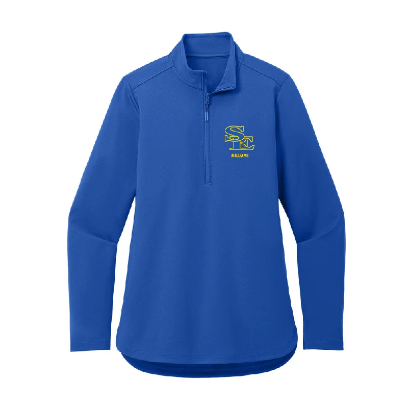 Southeastern - NCAA Women's Track & Field : Andria Williams - Women's Premium Quarter Zip Jacket Fleece Fabric Down Fabric Feather Fabric