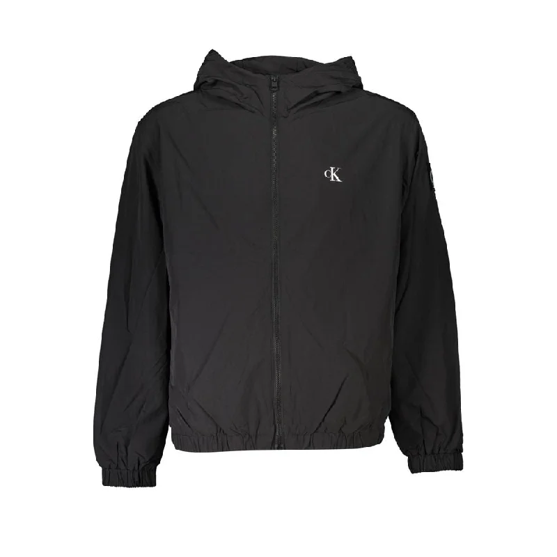 Sleek Long Sleeve Hooded Sports Jacket Notch Collar Jacket Peter Pan Collar Jacket Cowl Neck Jacket