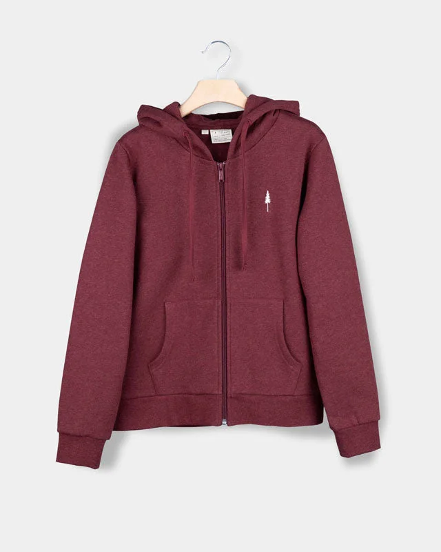 TreeHoodie Jacket Women Bordeaux Mel Denim Jacket Leather Jacket Suede Jacket