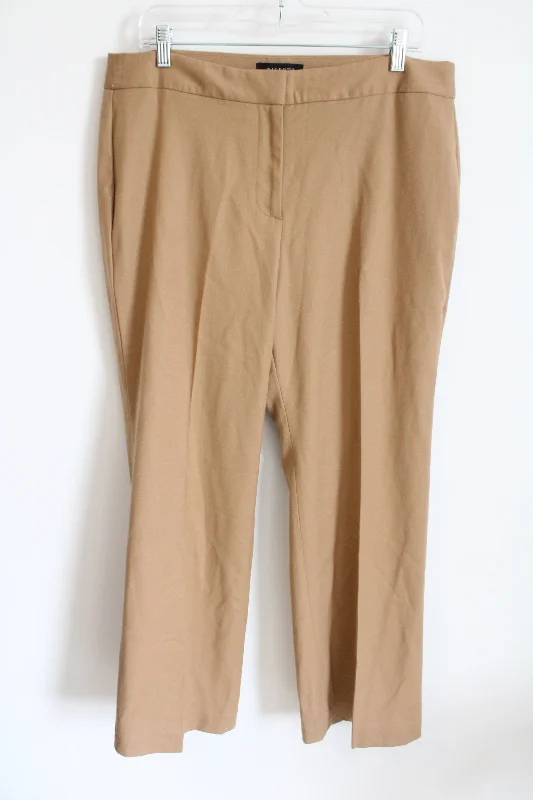 NEW Talbots Camel Brown Curvy Trouser Pant | 14 Petite Trousers versatile all-occasion NEW Talbots Camel Brown Curvy Trouser Pant | 14 Petite Trousers versatile all-occasion