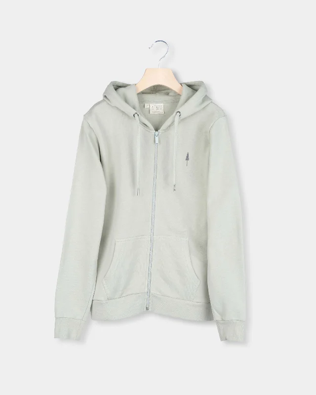 TreeHoodie Jacket Women Light Green Bomber Jacket Anorak Windbreaker