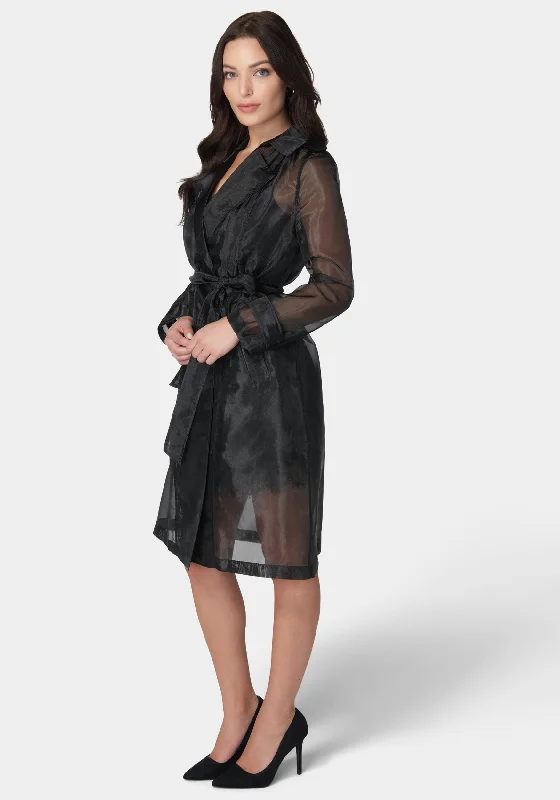 Organza Trench Coat