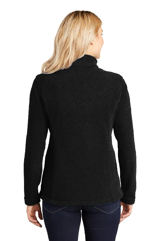 Port Authority Womens Full Zip Fleece Jacket - Black