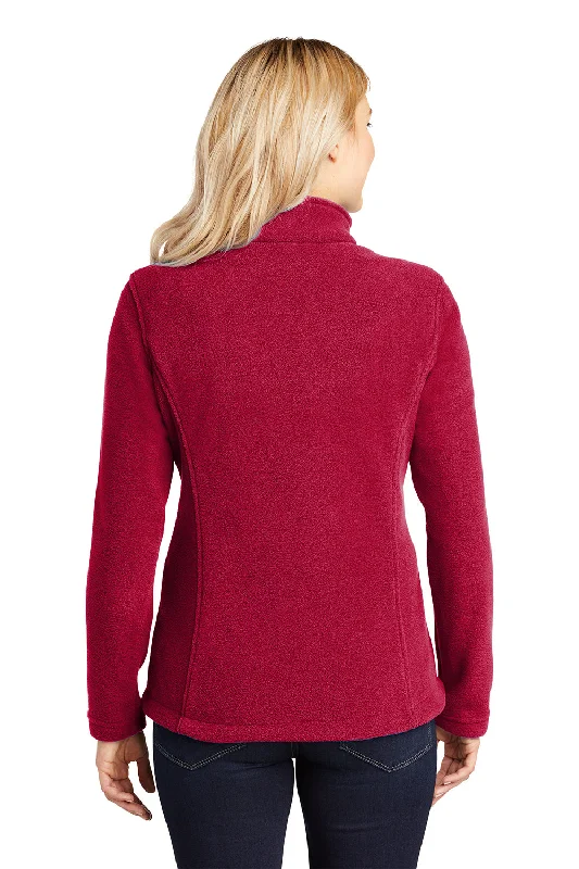 Port Authority Womens Full Zip Fleece Jacket - True Red