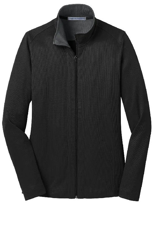 Port Authority Womens Full Zip Jacket - Black