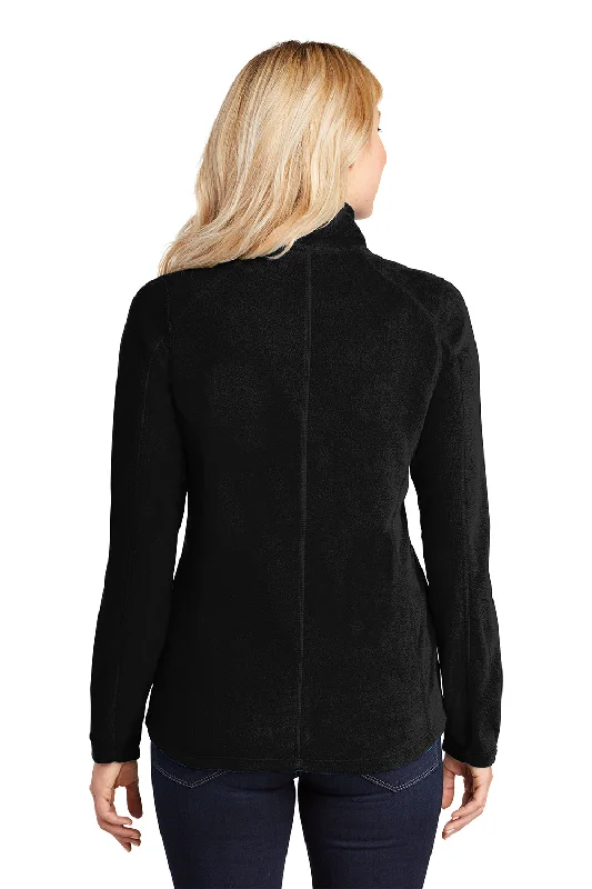 Port Authority Womens Pill Resistant Microfleece Full Zip Jacket - Black