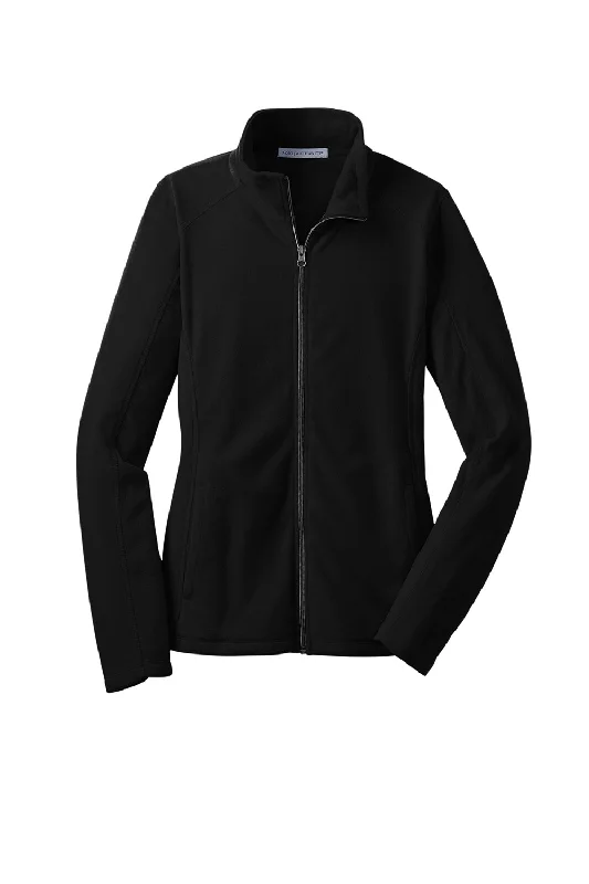 Port Authority Womens Pill Resistant Microfleece Full Zip Jacket - Black