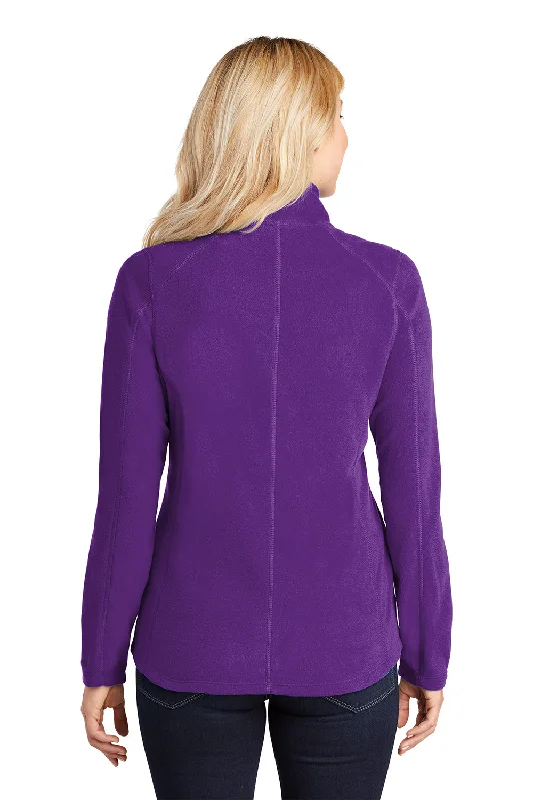 Port Authority Womens Pill Resistant Microfleece Full Zip Jacket - Amethyst Purple