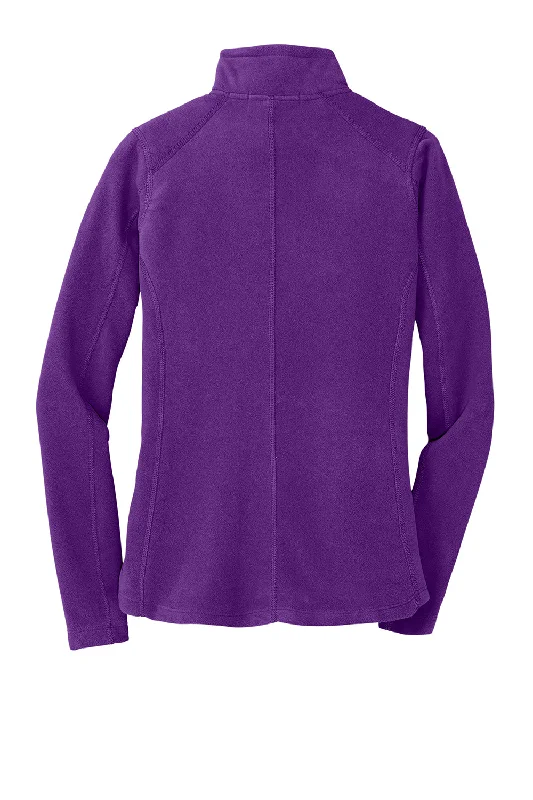 Port Authority Womens Pill Resistant Microfleece Full Zip Jacket - Amethyst Purple