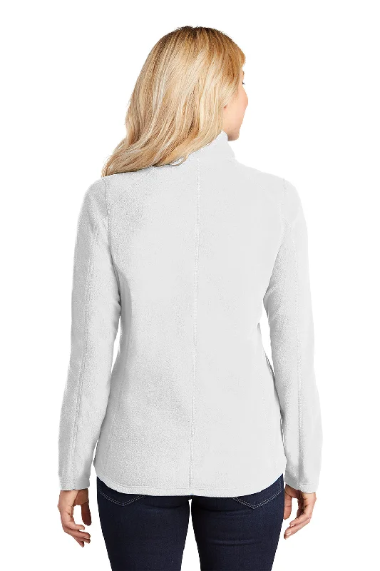 Port Authority Womens Pill Resistant Microfleece Full Zip Jacket - White