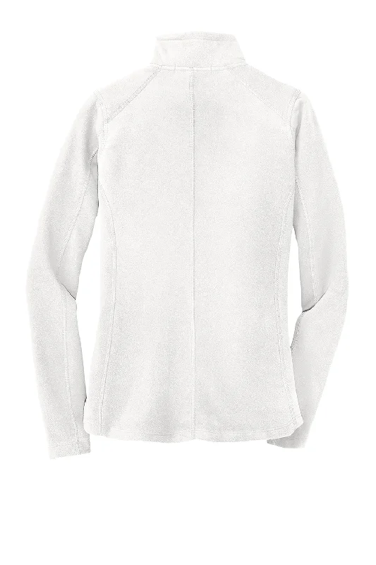 Port Authority Womens Pill Resistant Microfleece Full Zip Jacket - White