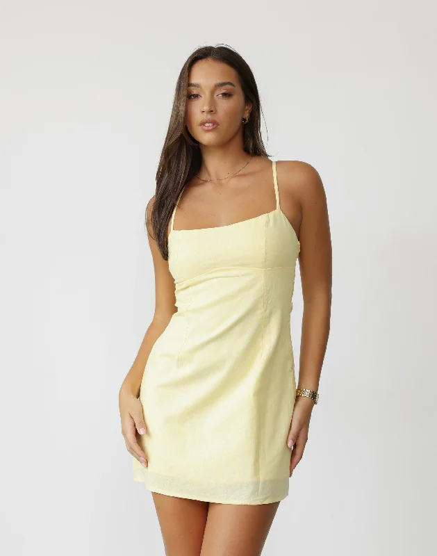 Jayde Mini Dress (Citrus)