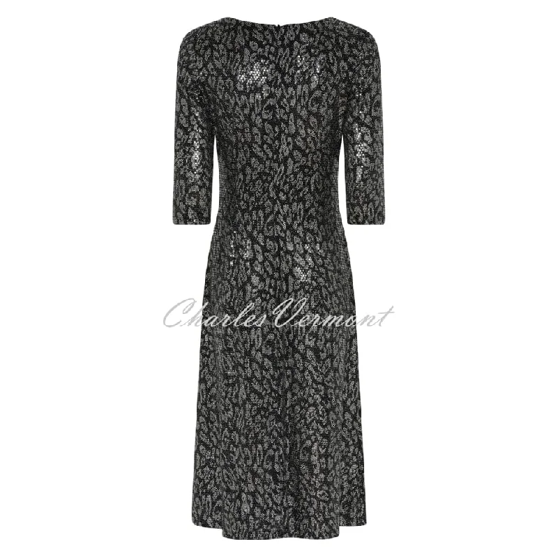 Tia Sequin Animal Print Dress - Style 78737-7754-90