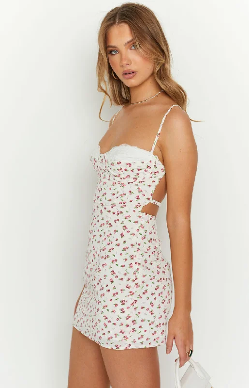 Trouble Floral Mini Dress