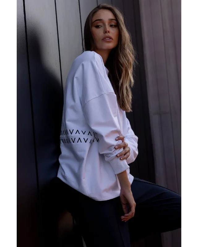 Alexandra Penex Long Sleeve - White