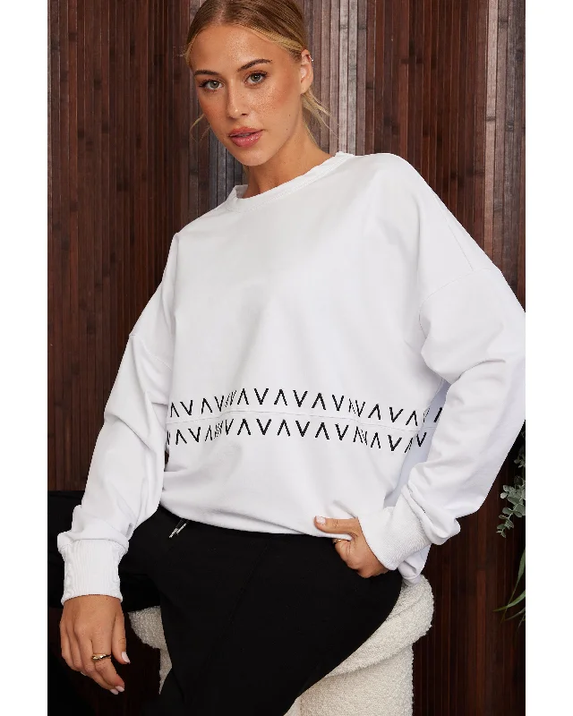 Alexandra Penex Long Sleeve - White