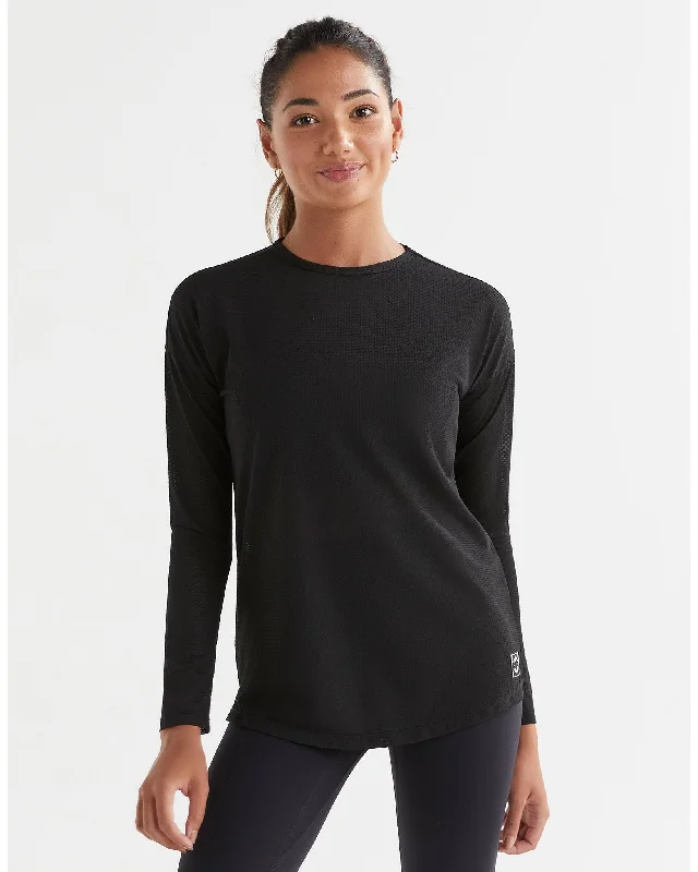 Lilybod Toby Mesh Long Sleeve - Black