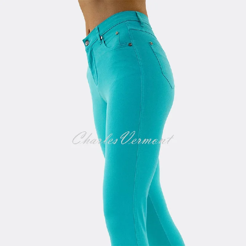 Marble 7/8th Ankle Grazer Slim Leg Jean – Style 2400-151 (Aqua)