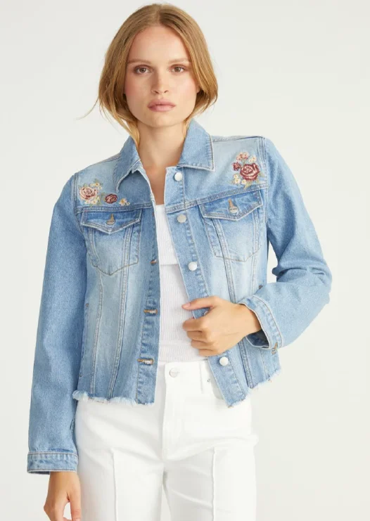 Mesa Rose Denim Trucker Jacket