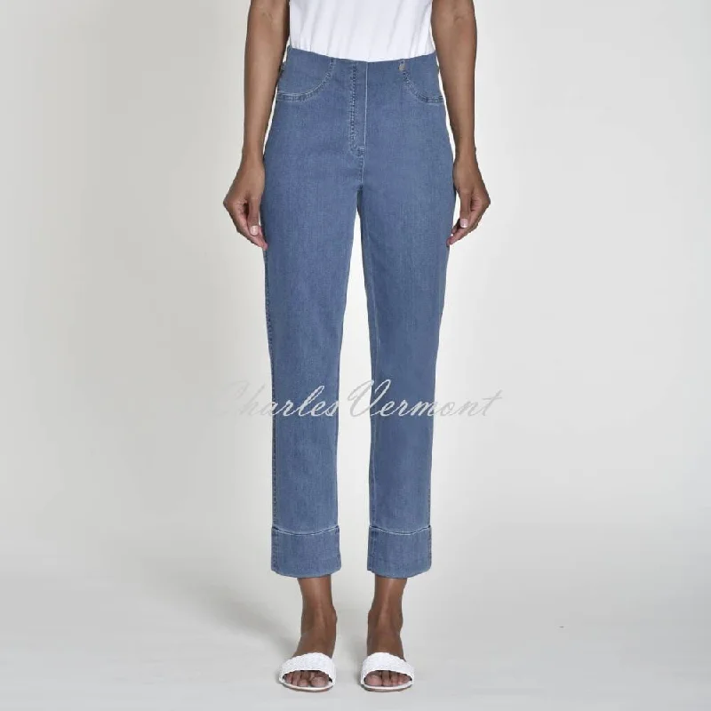 Robell Bella 09 – 7/8 Cropped Jean 51628-5448-62 (Light Denim Blue)