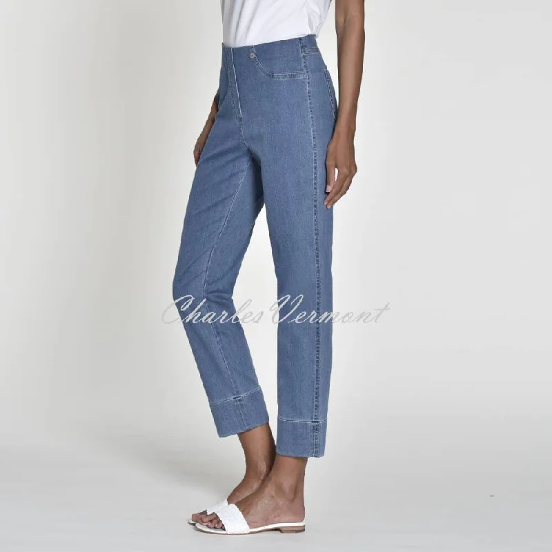 Robell Bella 09 – 7/8 Cropped Jean 51628-5448-62 (Light Denim Blue)