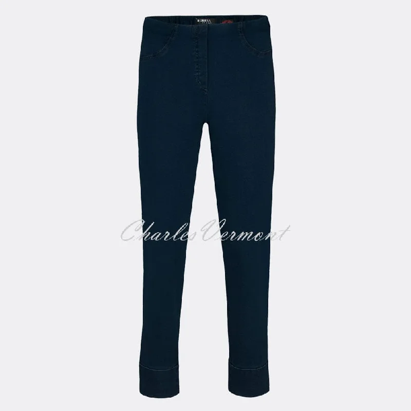 Robell Bella 09 – 7/8 Cropped Jean 51628-5448-69 (Navy Denim)