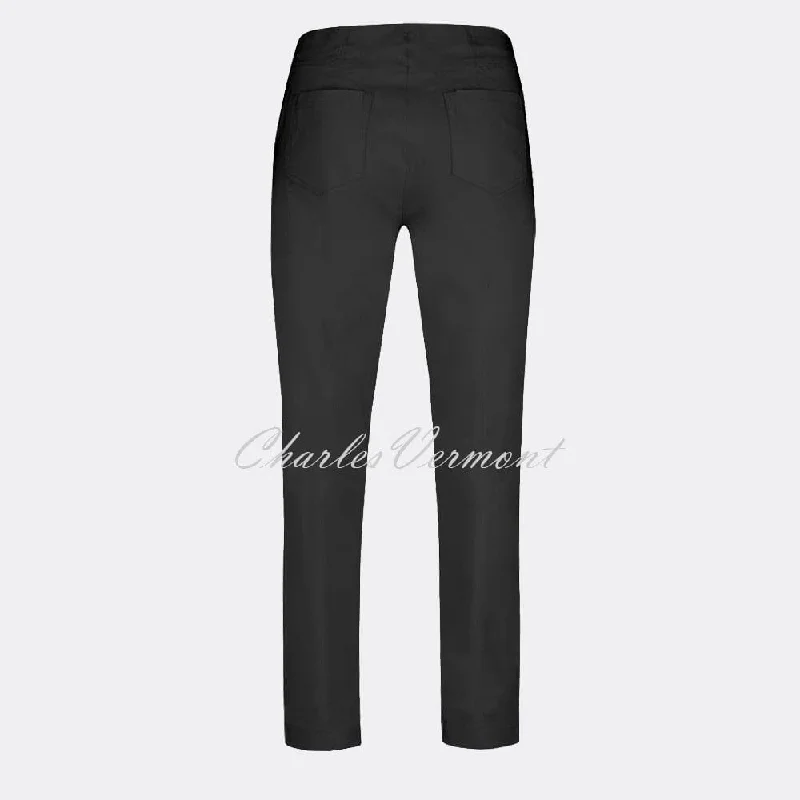 Robell Bella Trouser 51559-5499-90 (Black) – SHORTER LENGTH 29""