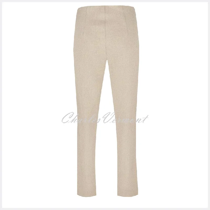 Robell Jacklyn Trouser 51408-5689-113 (Sand) – SHORTER LENGTH 29""