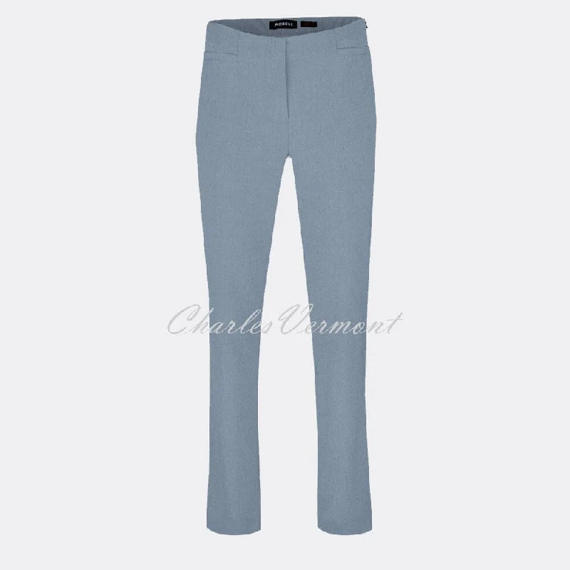 Robell Jacklyn Trouser 51408-5689-610 (Airforce Blue) – SHORTER LENGTH 29""