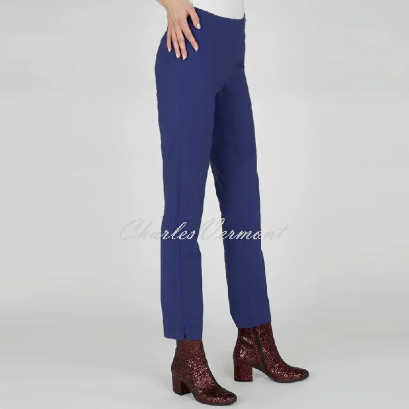 Robell Marie Trouser 51412-5499-68 (French Navy) - SHORTER LENGTH 29""