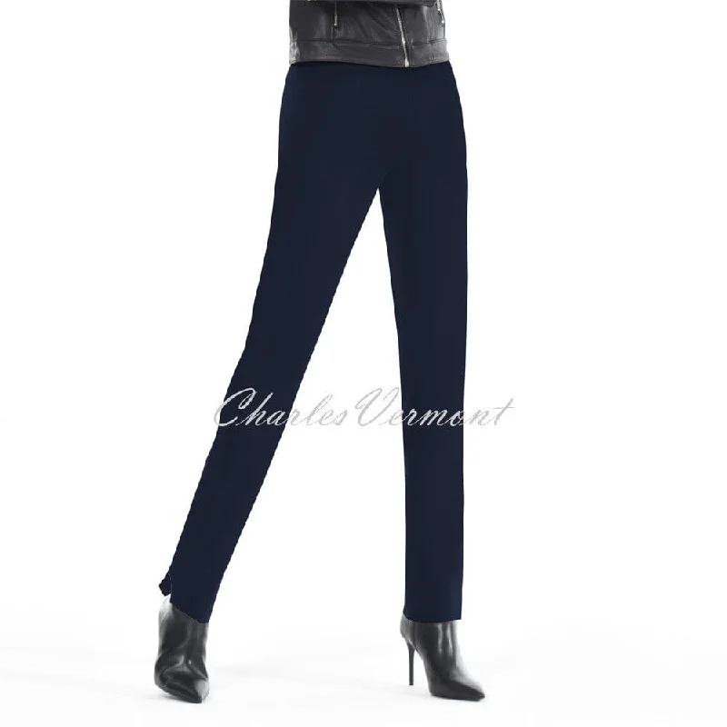 Robell Marie Trouser 51412-5499-69 (Navy) – SHORTER LENGTH 29""