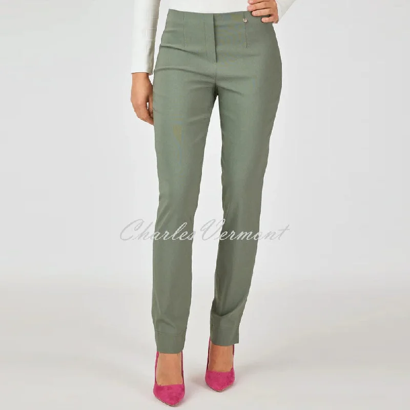 Robell Marie Trouser 51412-5499-881 (Ivy Green) – SHORTER LENGTH 29""