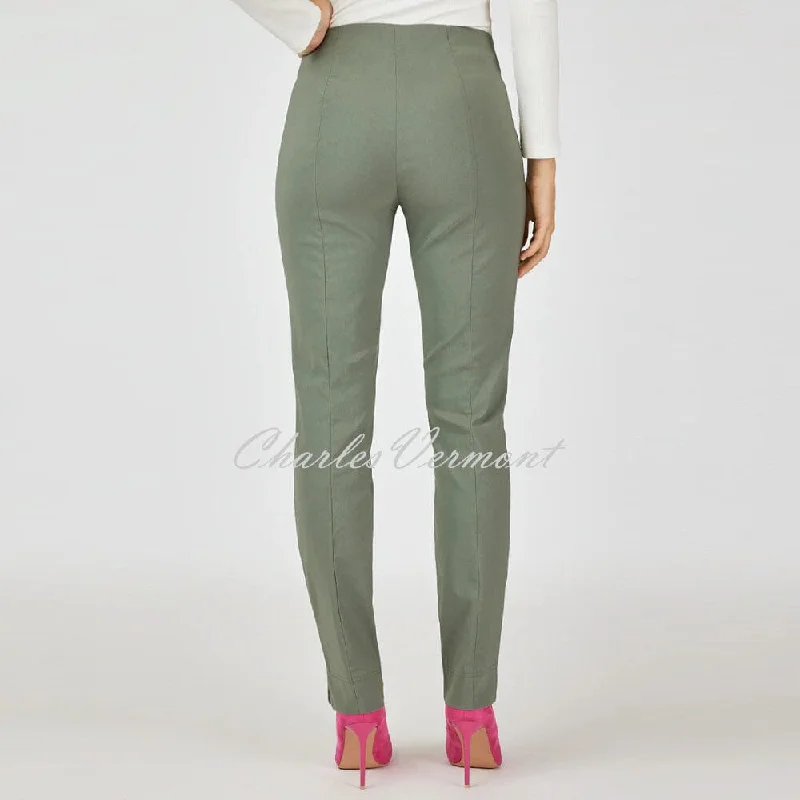 Robell Marie Trouser 51412-5499-881 (Ivy Green) – SHORTER LENGTH 29""