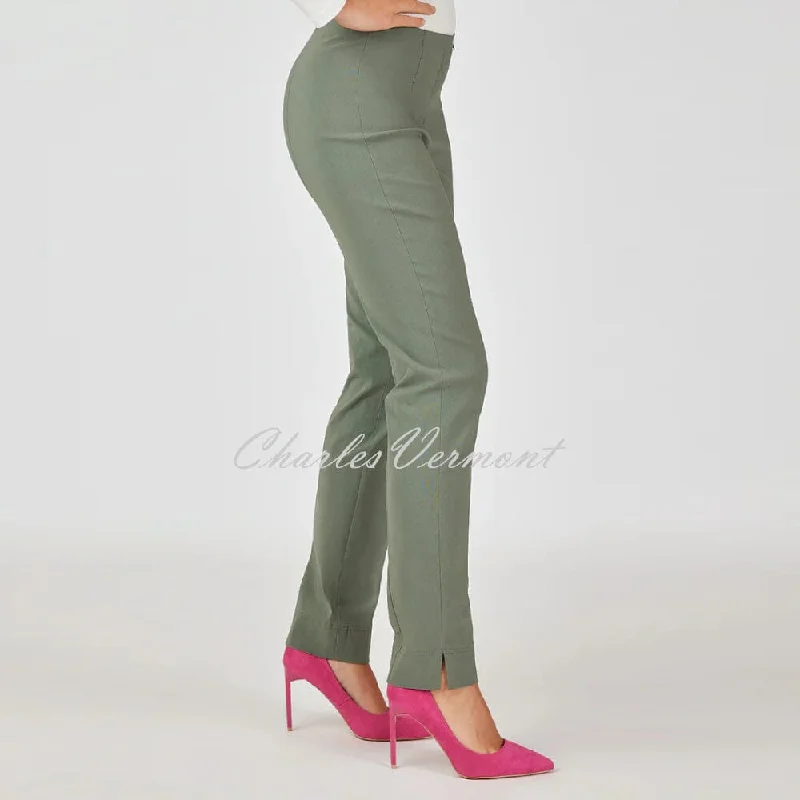 Robell Marie Trouser 51412-5499-881 (Ivy Green) – SHORTER LENGTH 29""