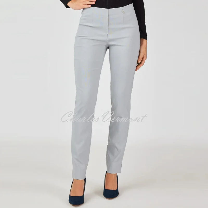 Robell Marie Trouser 51412-5499-920 (Light Grey) - SHORTER LENGTH 29""