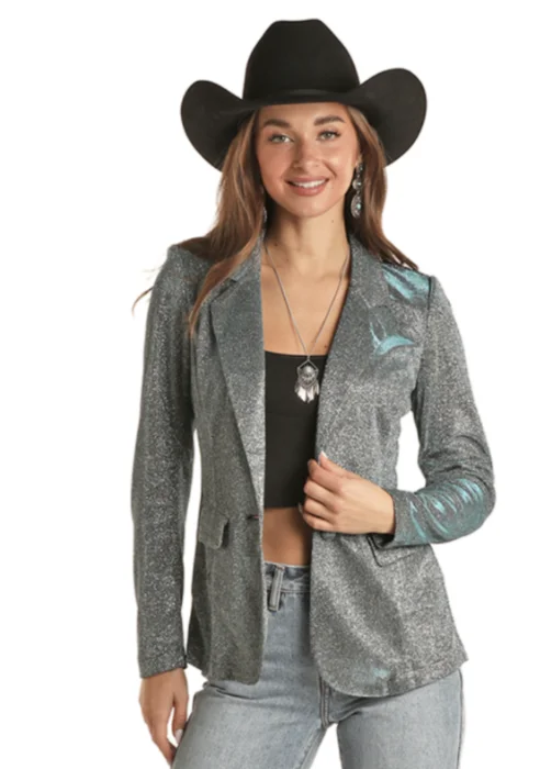 Rock and Roll Cowgirl Iridescent Blazer