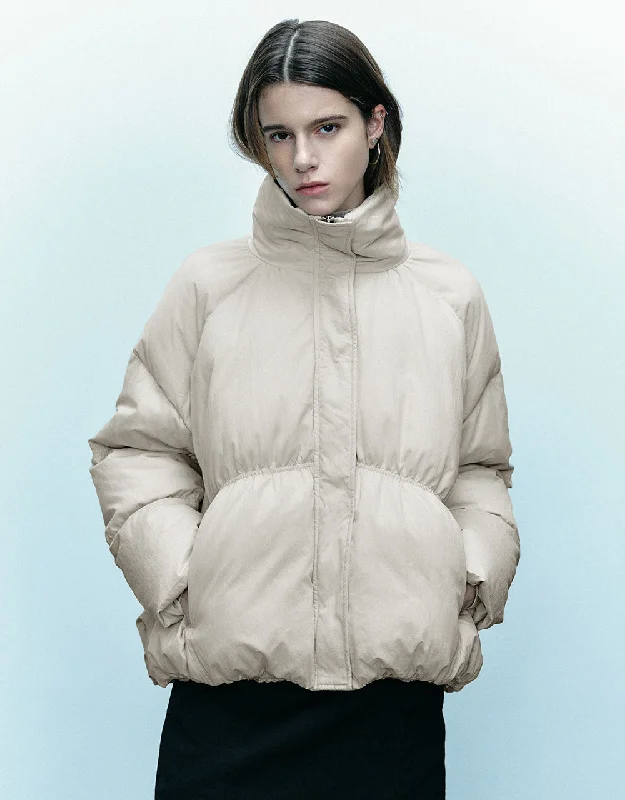 Stand Collar Puffer Jacket