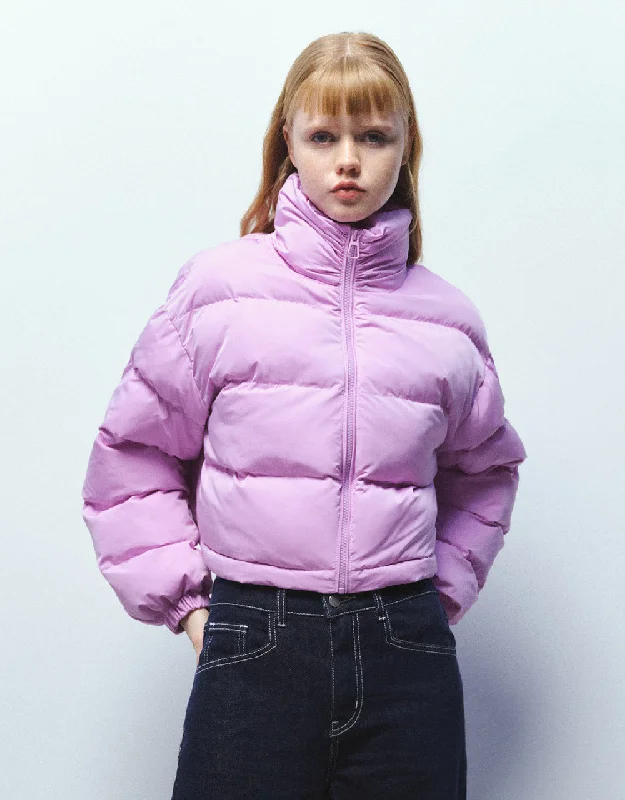 Stand Collar Puffer Jacket