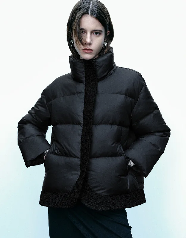 Stand Collar Straight Down Jacket