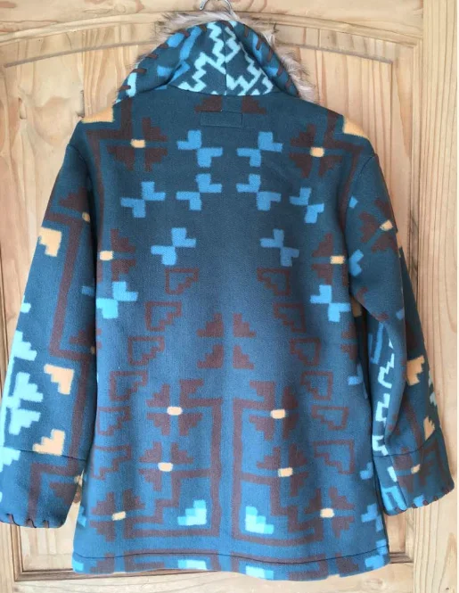 Tasha Polizzi Jullian Peacock Blanket Coat